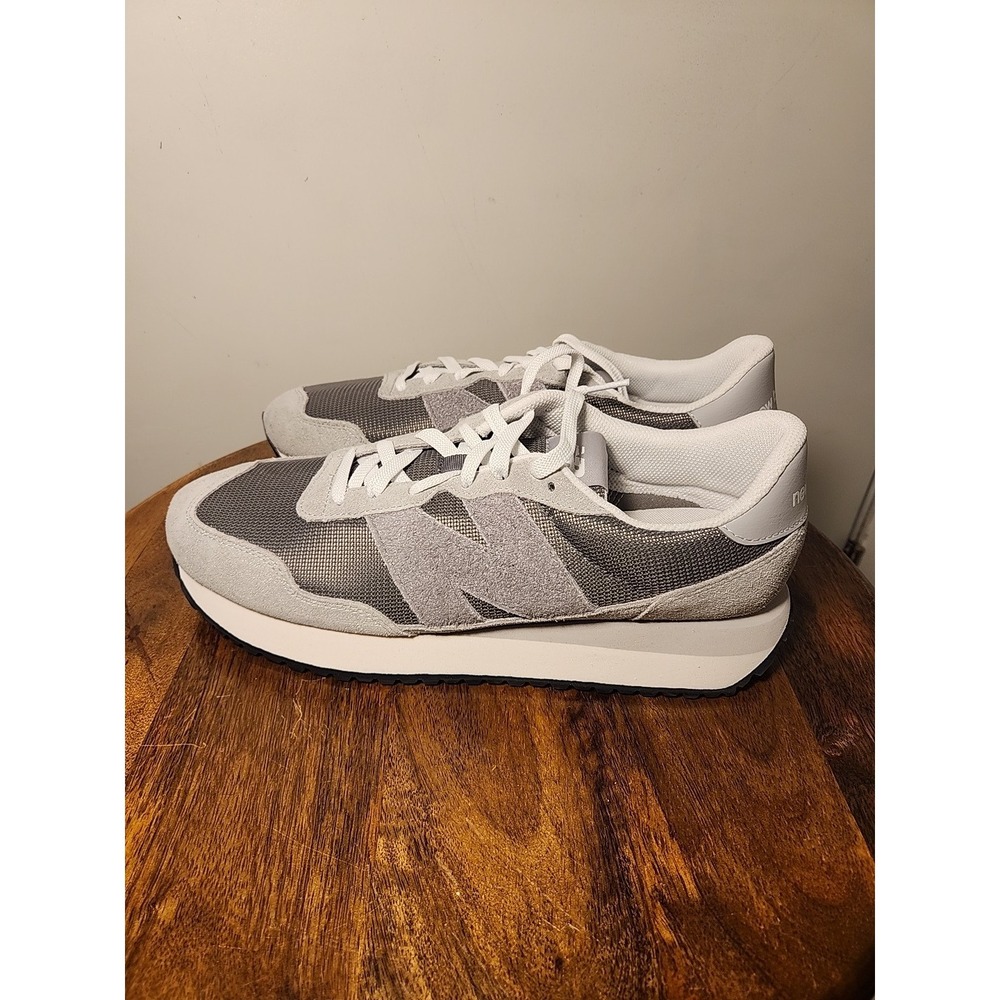 Size 10 New Balance 237 Men's Shoe Sneaker Grey Grey M23731T NIB NEW - Picture 4 of 6